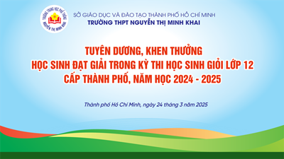 Tuyên dương, Khen thưởng giáo viên bồi dưỡng và học sinh đạt giải cao trong các kỳ thi cấp Thành phố năm học 2024 - 2025