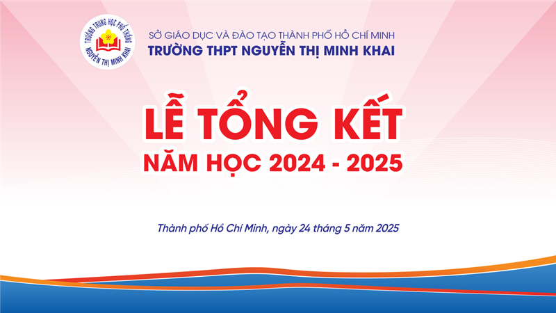 Lễ tổng kết năm học 2024 – 2025