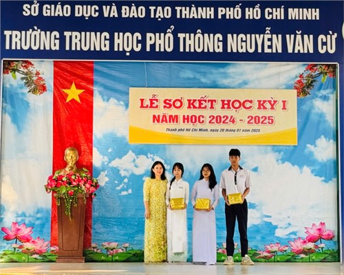 Trường THPT Nguyễn Văn Cừ tổ chức Lễ sơ kết Học kì I Năm học 2024 – 2025