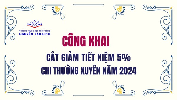 Công khai cắt giảm tiết kiệm 5% chi thường xuyên năm 2024