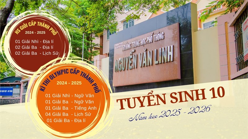 Thông tin tuyển sinh Lớp 10 - Năm học: 2025 - 2026