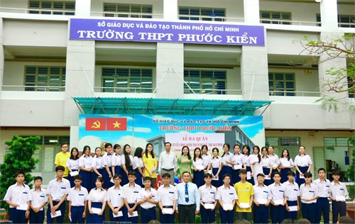 Lễ ra quân đội tuyển học sinh tham gia kỳ thi Olympic Thành phố Hồ Chí Minh trường THPT Phước Kiển NH 2024-2025