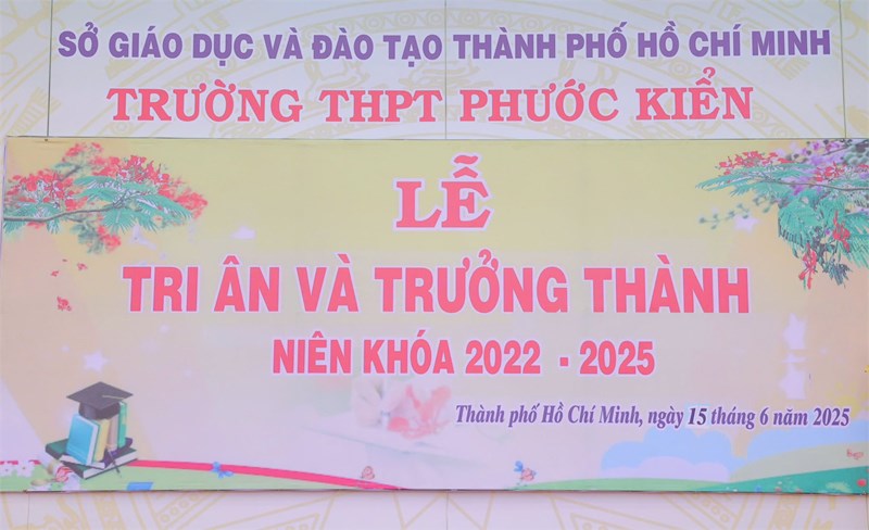 Lễ tri ân và trưởng thành khối 12 niên khoá 2022-2025