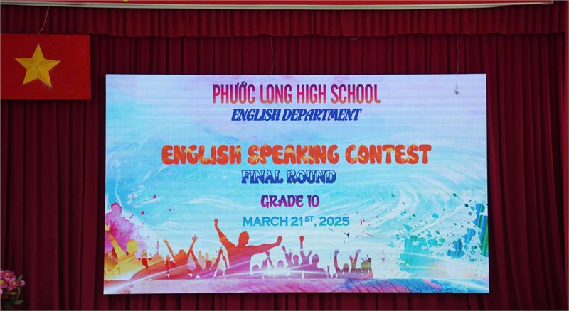 Hoạt động chuyên môn Tổ Anh Văn -   English Speaking Contest 
