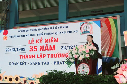 Diễn văn khai mạc Lễ kỷ niệm 35 năm thành lập