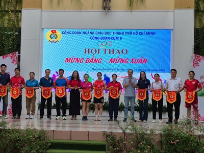 Hội thao Mừng Đảng - Mừng xuân tại trường Tây Thạnh