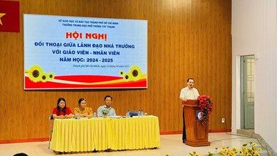 Hội nghị đối thoại giữa lãnh đạo nhà trường với giáo viên, nhân viên Năm 2025