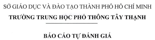 Báo cáo tự đánh giá