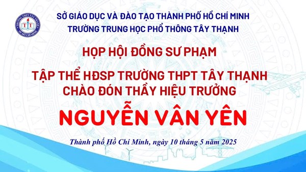 THÁNG NĂM KỶ NIỆM của Trường THPT Tây Thạnh