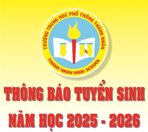 Thông báo tuyển sinh năm học 2025 - 2026
