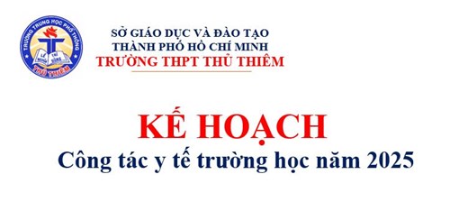 Kế hoạch hoạt động y tế trường học năm 2025