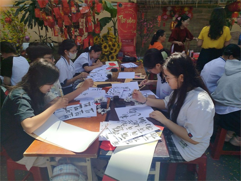 Workshop thư pháp tết nguyên đán - lần 2 năm 2025