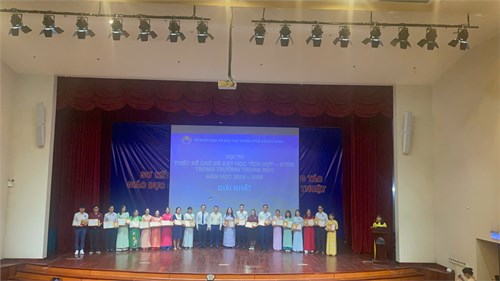 Chúc mừng kết quả Hội thi thiết kế chủ đề dạy học tích hợp - STEM trong trường Trung học, năm học 2024 - 2025