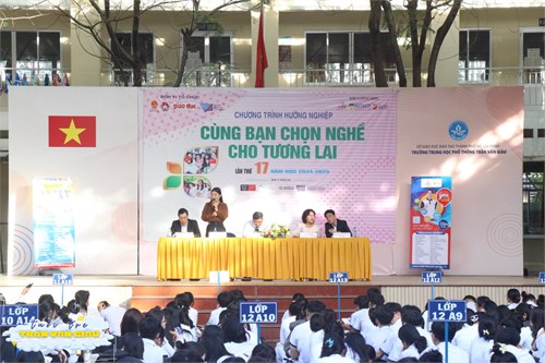 Chương trình hướng nghiệp Cùng bạn chọn nghề cho tương lai - Lần thứ 17, năm học 2024 - 2025