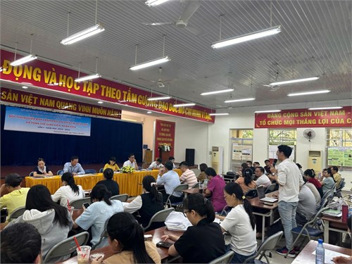 Chương trình Đối thoại giữa Ban lãnh đạo, đại diện các đoàn thể và toàn thể giáo viên, nhân viên - Lần 1, năm học 2024 - 2025