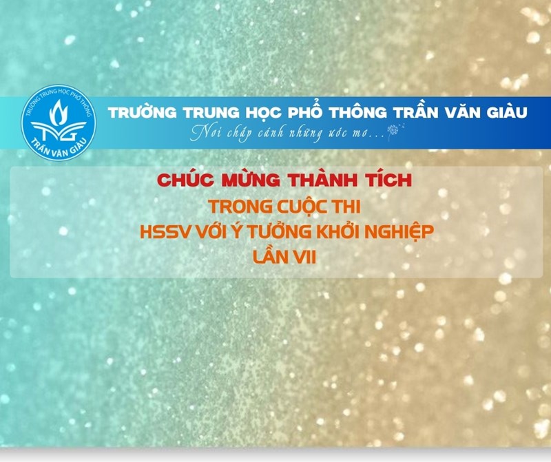 Chúc mừng thành tích trong Cuộc thi HSSV với Ý tưởng khởi nghiệp - Lần VII