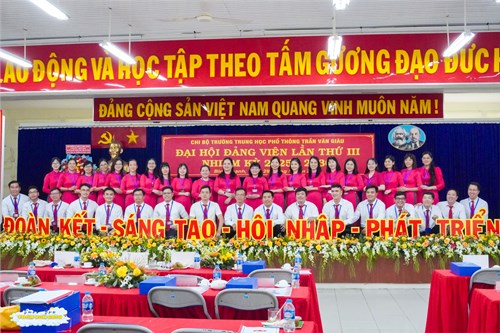 Đại hội Chi bộ Trường THPT Trần Văn Giàu, lần thứ III, nhiệm kỳ 2025 - 2030.