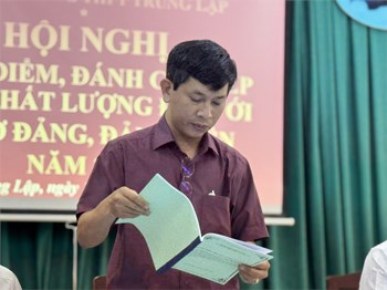 Hội nghị kiểm điểm, đánh giá, xếp loại chất lượng đối với cơ sở Đảng, đảng viên năm 2024