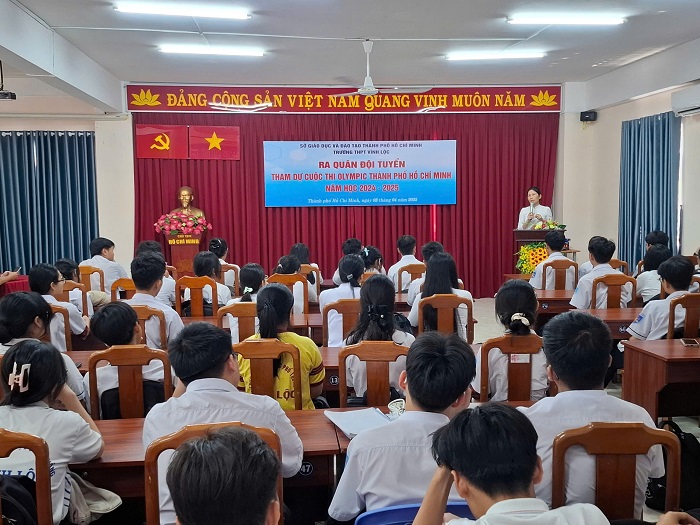 Vinh danh giáo viên hướng dẫn và học sinh đạt giải trong kỳ thi Olympic Thành phố Hồ Chí Minh năm học 2024-2025