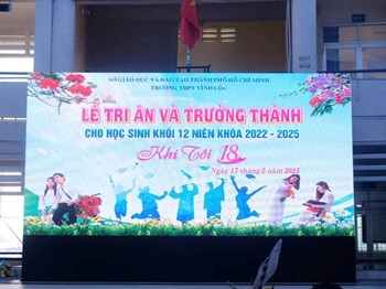 Lễ Tri ân và Trưởng thành cho học sinh Khối 12_Niên khóa 2022 - 2025