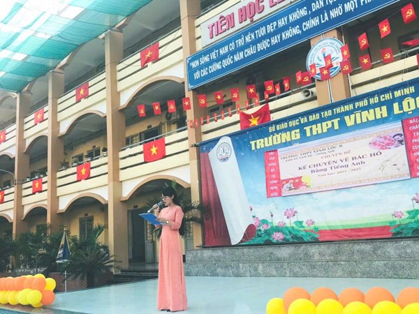Chuyên đề  Kể chuyện về bác Hồ bằng Tiếng Anh  tại trường THPT Vĩnh Lộc B