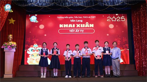 [Trường phổ thông Văn Lang] KHAI XUÂN ẤT TỴ 2025 - NGẬP TRÀN NIỀM VUI TẠI TRƯỜNG TIỂU HỌC, THCS VÀ THPT VĂN LANG