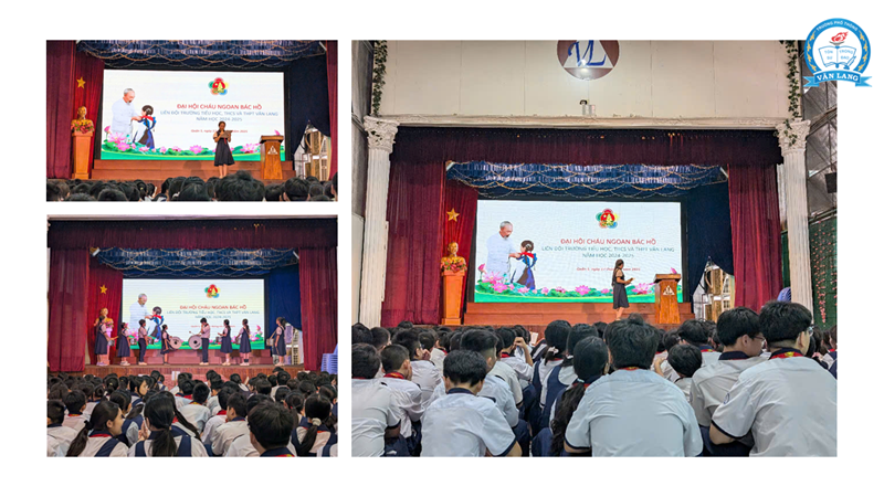 Liên đội Văn Lang tuyên dương 236 Cháu ngoan Bác Hồ năm học 2024 - 2025