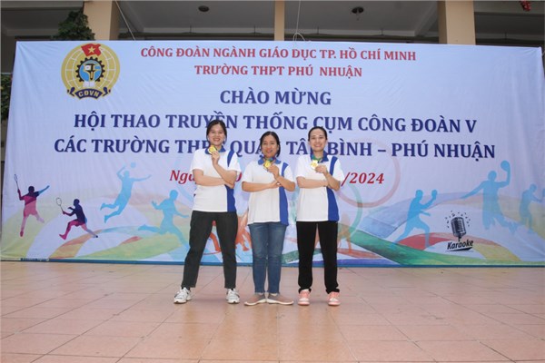 Hội thao truyền thống cụm Công đoàn V các trường quận Tân Bình - Phú Nhuận 2024