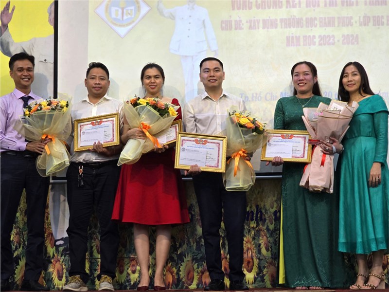 Chung kết hội thi tham luận  Trường học hạnh phúc - Lớp học hạnh phúc  năm học 2023-2024